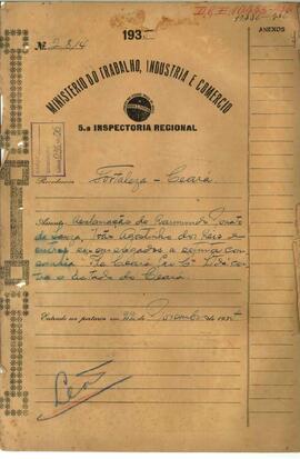 Reclamação Trabalhista nº 2.814/1935