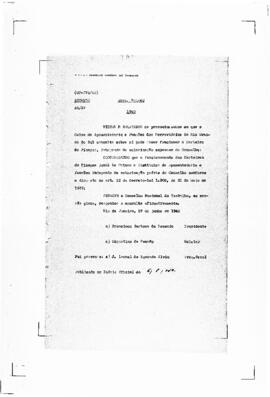 Acórdão nº 00779 de 1940