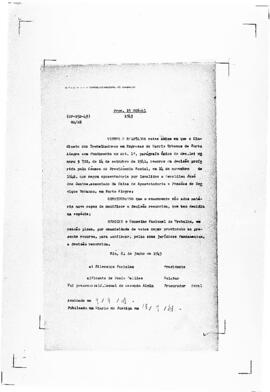 Acórdão nº 00152 de 1941