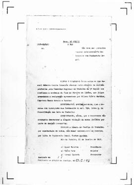 Acórdão nº 00058 de 1945