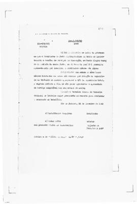 Acórdão nº 00919 de 1940