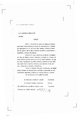 Acórdão nº 01036 de 1938