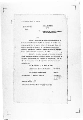 Acórdão nº 00552 de 1940