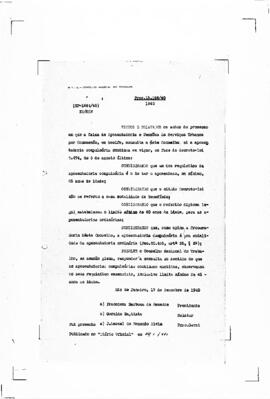 Acórdão nº 01644 de 1940