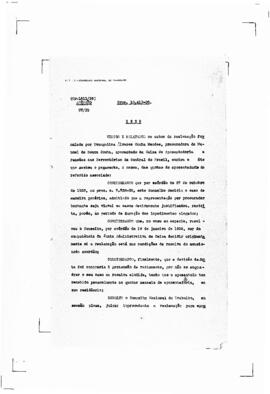 Acórdão nº 01811 de 1938