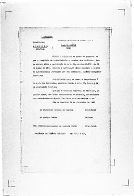 Acórdão nº 00270 de 1939