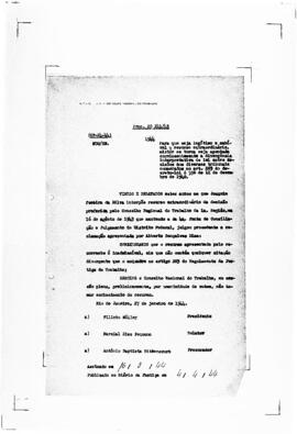 Acórdão nº 00024 de 1943