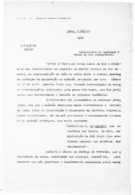 Acórdão nº 00495 de 1945