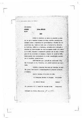 Acórdão nº 00406 de 1940