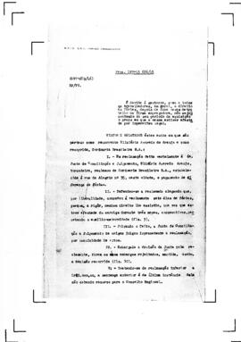 Acórdão nº 00289 de 1945