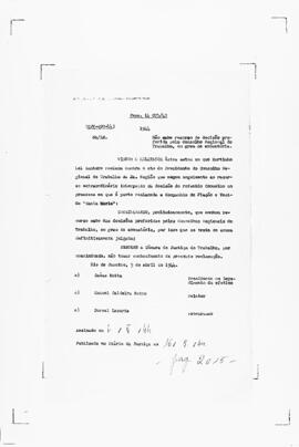 Acórdão nº 00209 de 1943