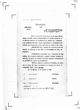 Acórdão nº 00050 de 1945