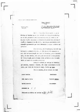 Acórdão nº 00899 de 1945