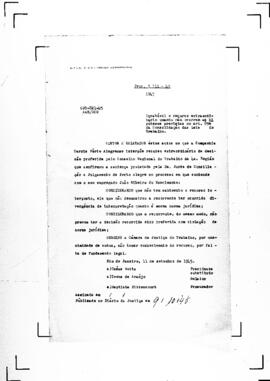 Acórdão nº 00821 de 1945