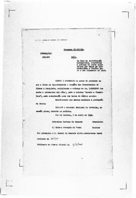 Acórdão nº 00419 de 1940