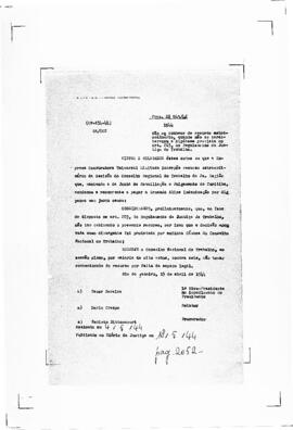 Acórdão nº 00134 de 1942