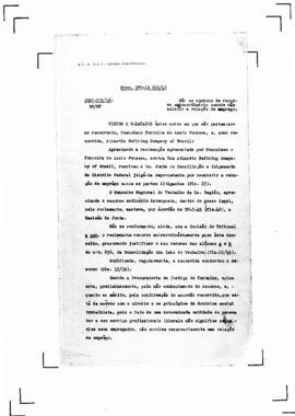 Acórdão nº 00239 de 1945