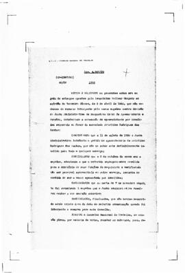 Acórdão nº 01247 de 1939