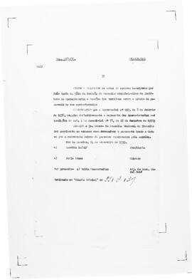 Acórdão nº 00105 de 1938