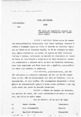 Acórdão nº 00468 de 1944