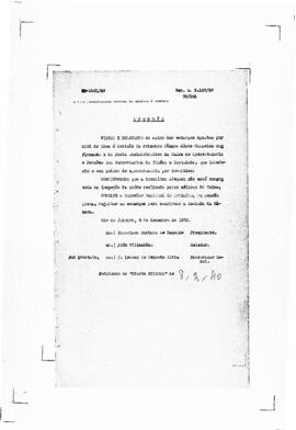 Acórdão nº 01561 de 1938