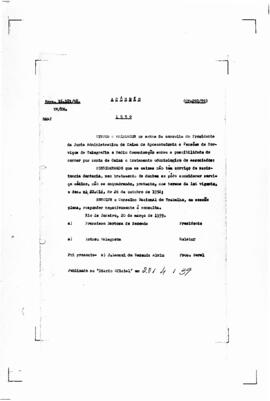 Acórdão nº 00299 de 1938