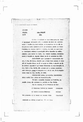 Acórdão nº 00189 de 1937