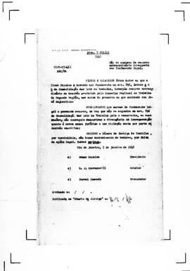 Acórdão nº 00017 de 1945