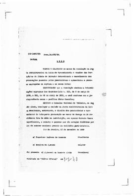 Acórdão nº 01460 de 1938