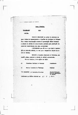 Acórdão nº 00924 de 1940