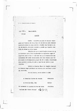 Acórdão nº 00562 de 1937