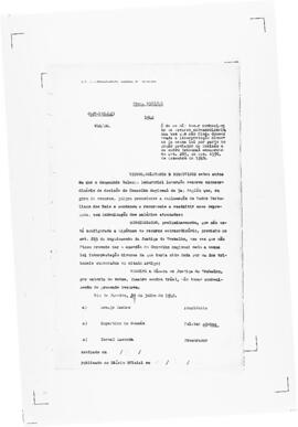 Acórdão nº 00133 de 1942