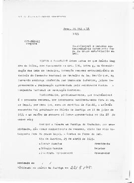 Acórdão nº 00362 de 1944