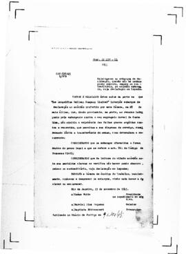 Acórdão nº 00826 de 1945