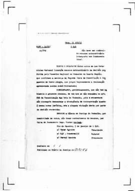 Acórdão nº 00011 de 1945