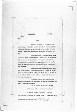 Acórdão nº 00216 de 1938