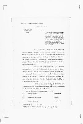 Acórdão nº 00301 de 1942