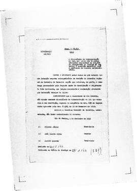 Acórdão nº 00330 de 1943