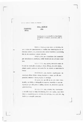 Acórdão nº 00139 de 1938