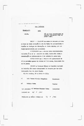 Acórdão nº 00159 de 1940