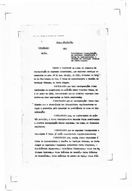 Acórdão nº 00504 de 1938