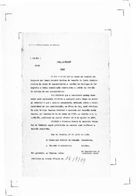 Acórdão nº 00314 de 1938