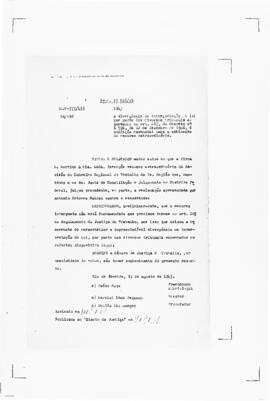 Acórdão nº 00377 de 1943