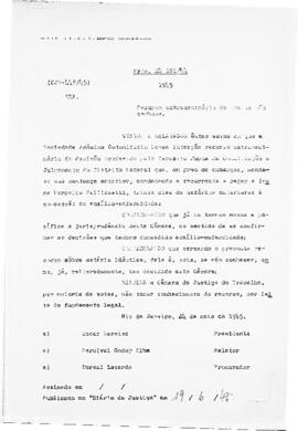 Acórdão nº 00448 de 1944