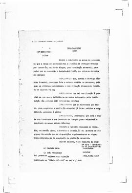 Acórdão nº 01510 de 1940