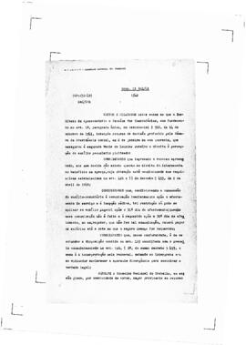 Acórdão nº 00152 de 1941