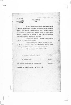 Acórdão nº 00476 de 1940