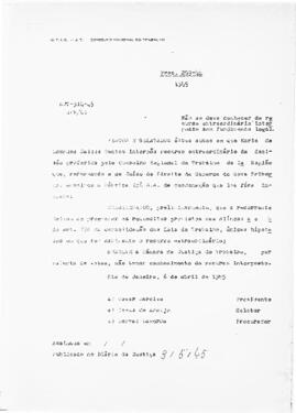 Acórdão nº 00314 de 1944