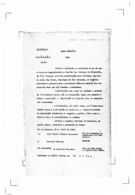 Acórdão nº 00480 de 1940