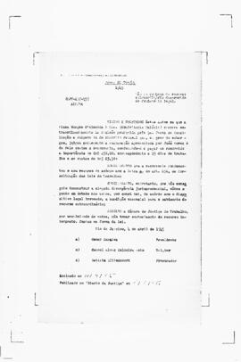 Acórdão nº 00297 de 1944